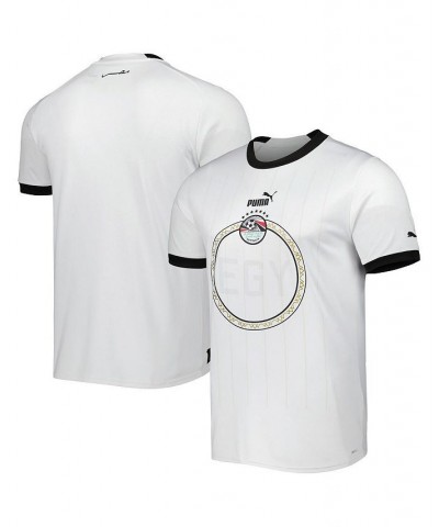 Men's White Egypt National Team 2022/23 Away Replica Jersey $54.99 Jersey