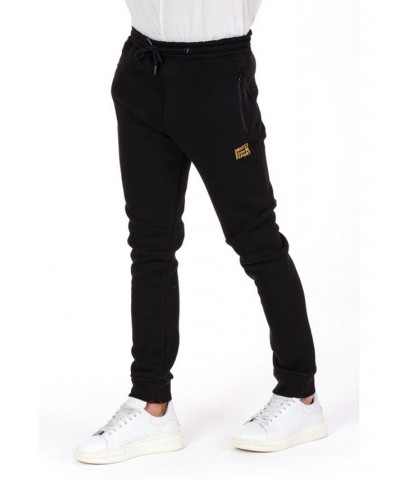 Men's Modern Side Zip Jogger Pants Black $38.75 Pants