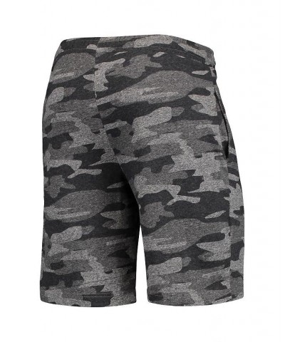 Men's Charcoal, Gray Oklahoma Sooners Camo Backup Terry Jam Lounge Shorts $26.99 Shorts