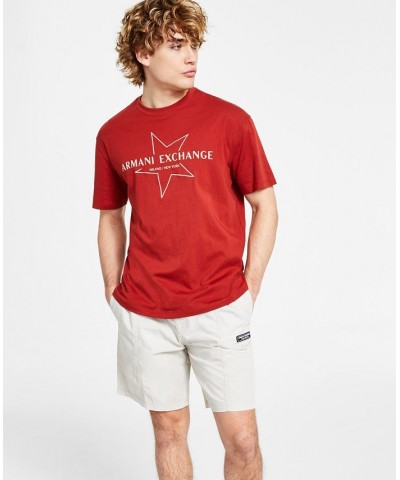 Men's Big Star Short-Sleeve Logo Graphic T-Shirt Red $38.25 T-Shirts