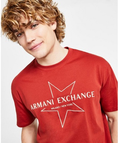 Men's Big Star Short-Sleeve Logo Graphic T-Shirt Red $38.25 T-Shirts