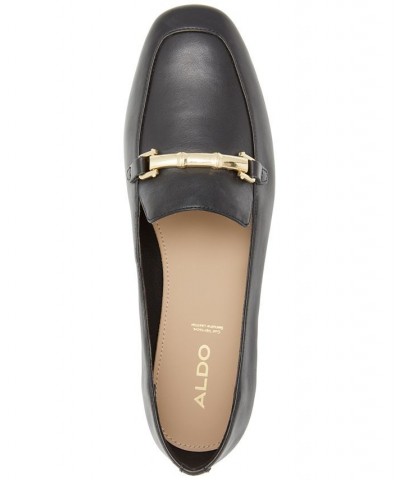 Women's Boska Bit-Ornament Tailored Loafer Flats Black $35.00 Shoes