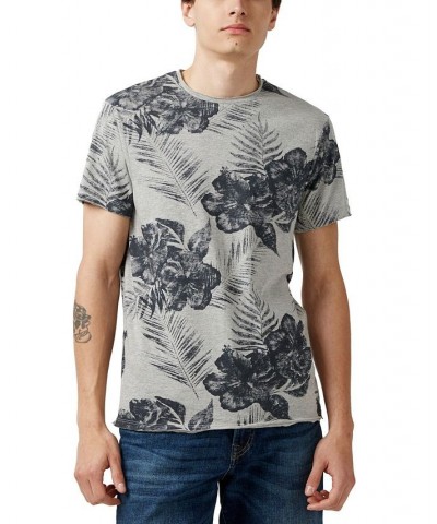 Men's Kushot Hibiscus Print T-shirt Multi $18.57 T-Shirts