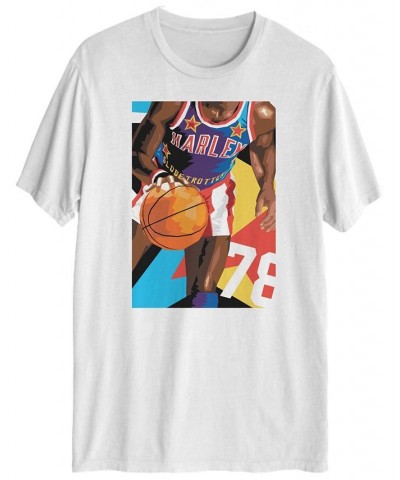 Men's Harlem Globetrotters Short Sleeve T-shirt White $9.80 T-Shirts