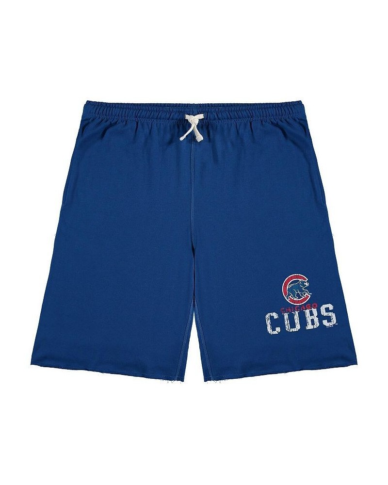 Men's Royal Chicago Cubs Big and Tall French Terry Shorts $28.80 Shorts