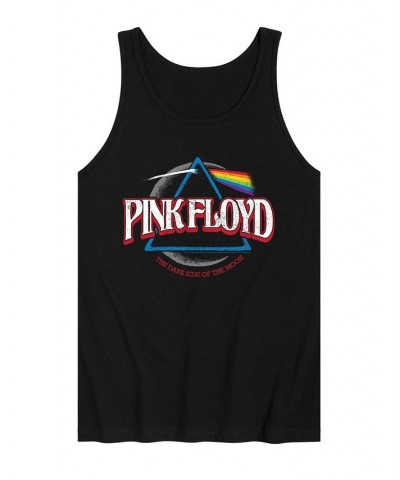 Men's Pink Floyd Dark Side Moon Tank Black $15.12 T-Shirts