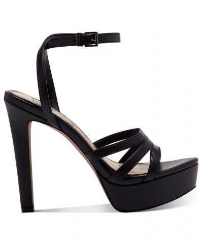 Women's Balina Platform Dress Sandals Black $28.21 Shoes