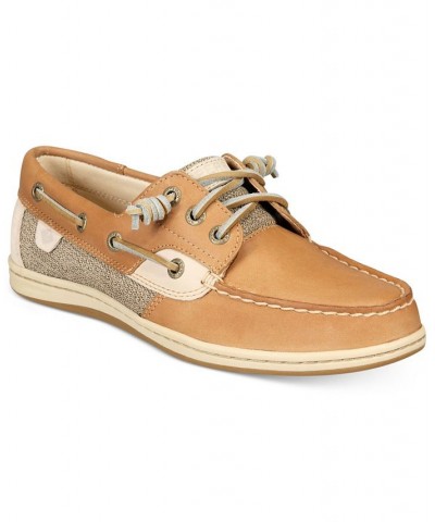 Women's Songfish Boat Shoes Tan/Beige $35.20 Shoes