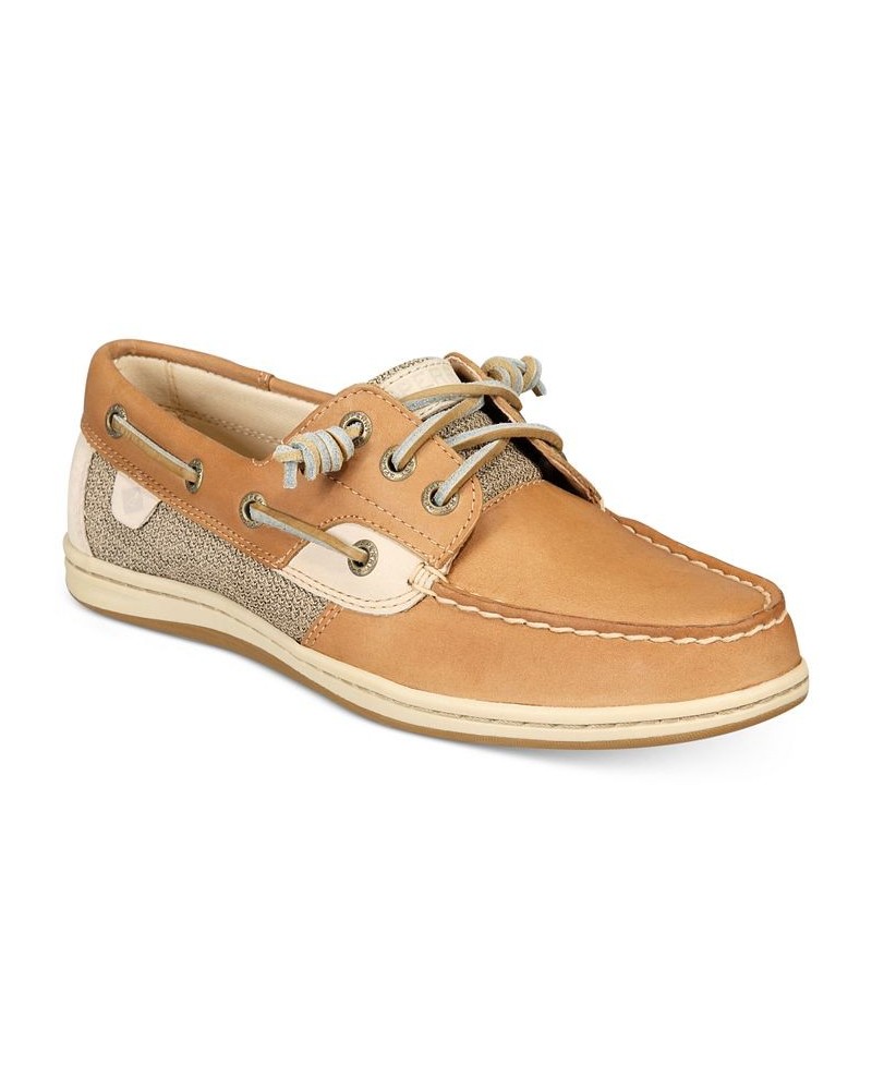 Women's Songfish Boat Shoes Tan/Beige $35.20 Shoes