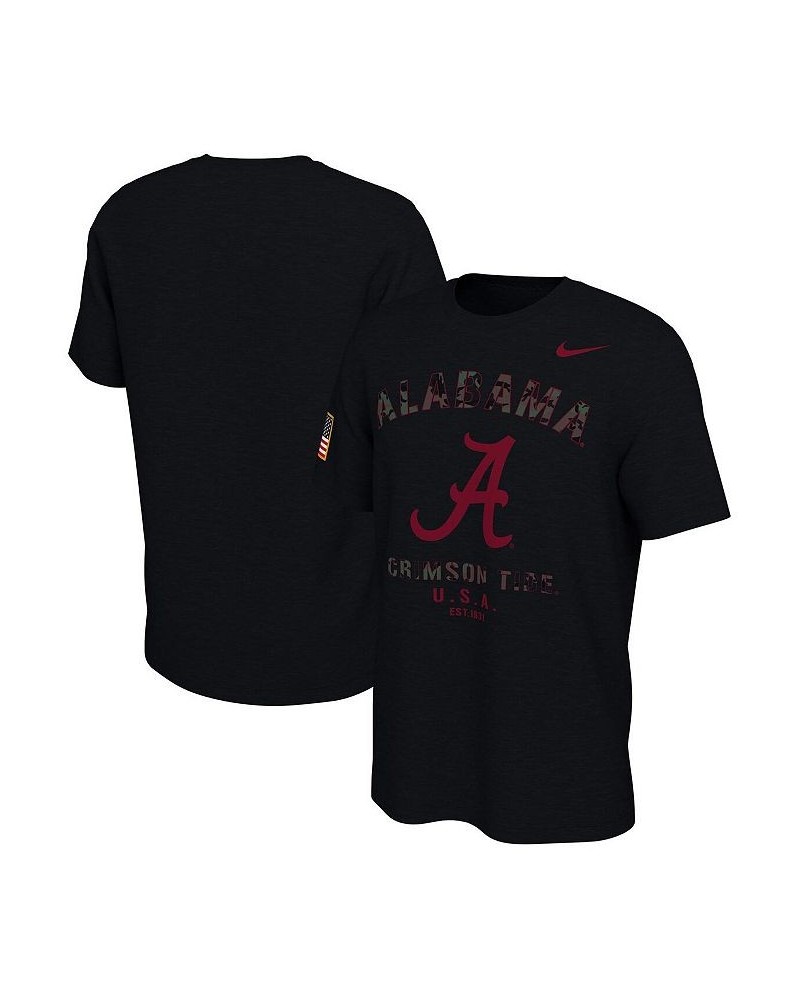 Men's Black Alabama Crimson Tide Veterans Day T-shirt $16.95 T-Shirts