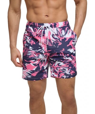 Men's Quick-Dry UPF 50+ Island Camo Swim Trunks PD03 $20.05 Swimsuits