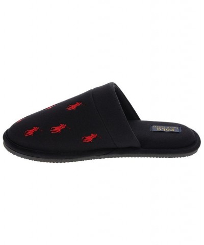 Men's Klarence Jersey Scuff Slipper Black $38.50 Shoes