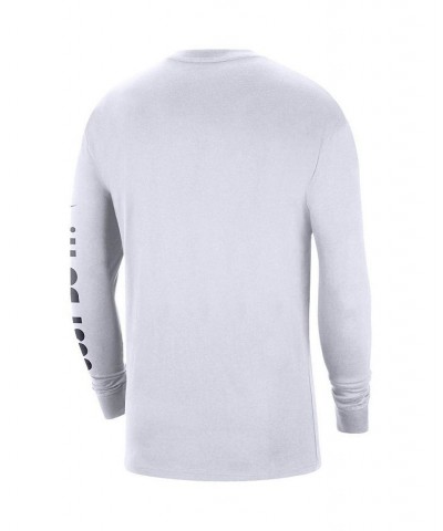 Men's White Penn State Nittany Lions Heritage Max 90 Long Sleeve T-shirt $21.15 T-Shirts