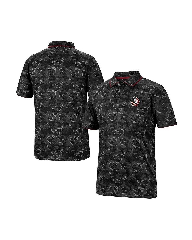 Men's Black Florida State Seminoles Speedman Polo Shirt $27.50 Polo Shirts