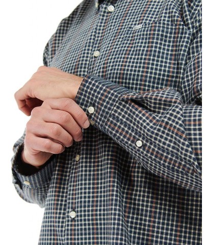 Men's Henderson Thermal Weave Shirt Blue $23.77 Shirts