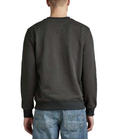 Men's Abstract Raw Logo Graphic Sweatshirt Gray $29.67 Sweatshirt