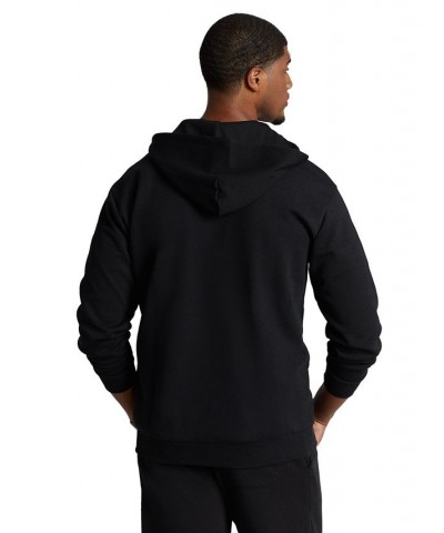 Men's Big & Tall Double-Knit Full-Zip Hoodie Black $62.16 Sweatshirt