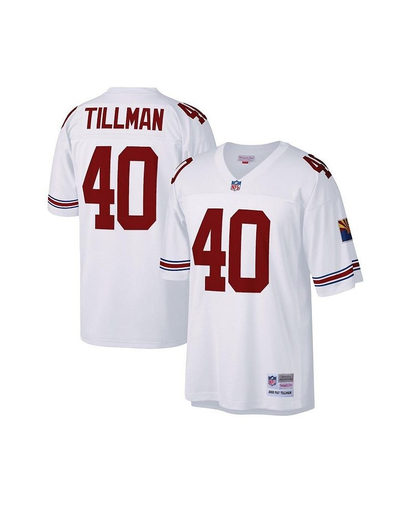 Men's Pat Tillman White Arizona Cardinals Legacy Replica Jersey $81.60 Jersey