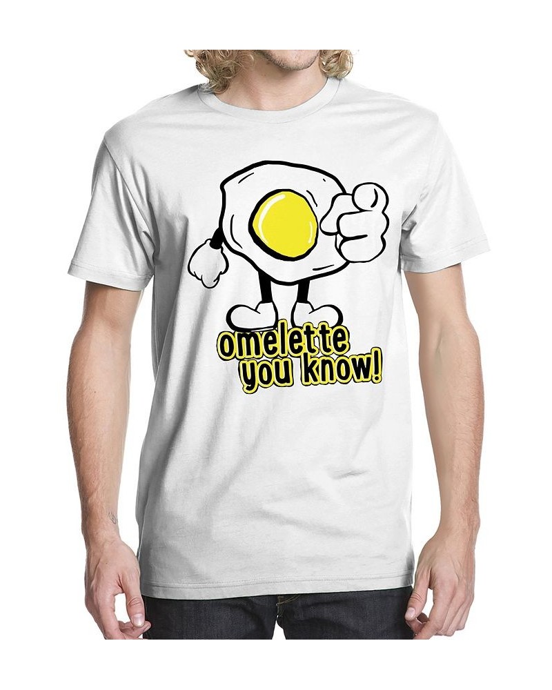 Men's Omelette You Know V1 Graphic T-shirt $16.80 T-Shirts