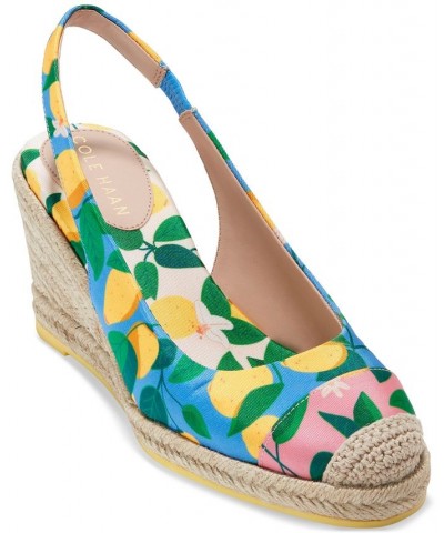 Women's Cloudfeel Slingback Espadrille Wedge Pumps PD01 $86.40 Shoes