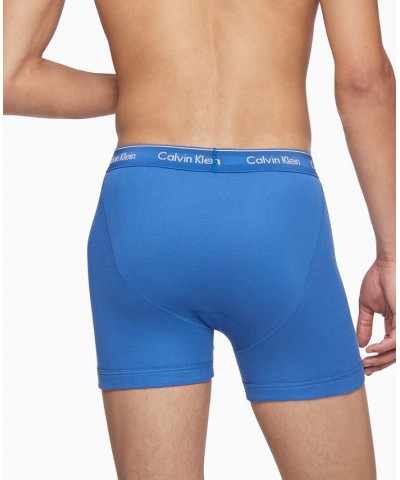 Men's 3-Pack Cotton Classics Boxer Briefs Blue $18.13 Underwear