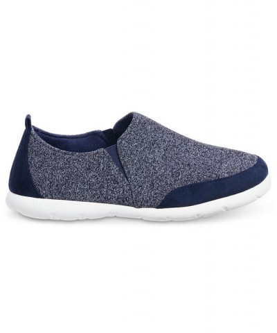 Signature Men's Zenz Sport-Knit Indoor/Outdoor Slippers Blue $15.34 Shoes