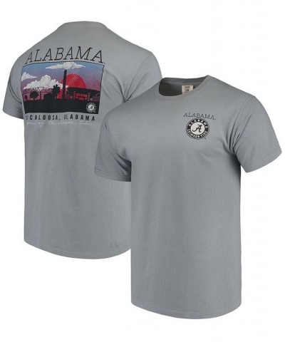 Men's Gray Alabama Crimson Tide Comfort Colors Campus Scenery T-shirt $19.32 T-Shirts