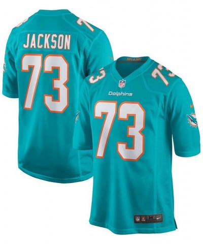 Men's Austin Jackson Aqua Miami Dolphins Game Jersey $43.87 Jersey