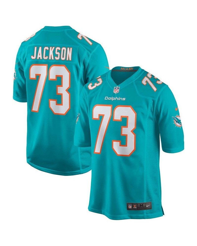 Men's Austin Jackson Aqua Miami Dolphins Game Jersey $43.87 Jersey