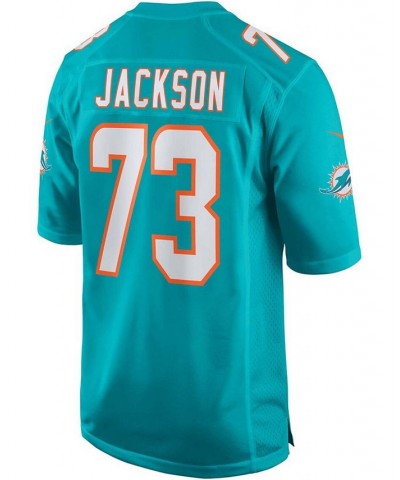 Men's Austin Jackson Aqua Miami Dolphins Game Jersey $43.87 Jersey