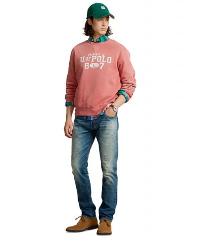 Men's U of Polo Fleece Sweatshirt Red $33.94 Sweatshirt