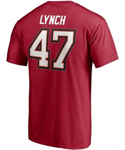 Men's John Lynch Red Tampa Bay Buccaneers NFL Hall Of Fame Class Of 2021 Name and Number T-shirt $19.03 T-Shirts