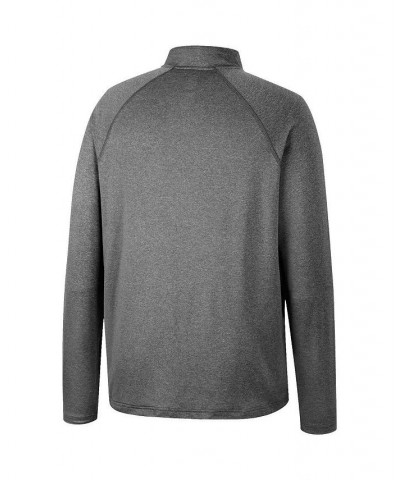 Men's Heathered Gray Washington State Cougars Earth First Raglan Quarter-Zip Windshirt $31.79 Sweatshirt