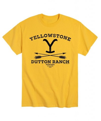 Men's Yellowstone Dutton Ranch Arrows T-shirt $19.24 T-Shirts