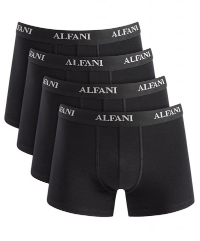 Men's 4-Pk. Moisture-Wicking Cotton Trunks Black $18.00 Underwear