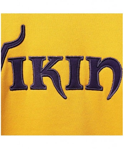 Men's Purple, Gold-Tone Minnesota Vikings Big and Tall Pullover Hoodie $40.50 Sweatshirt