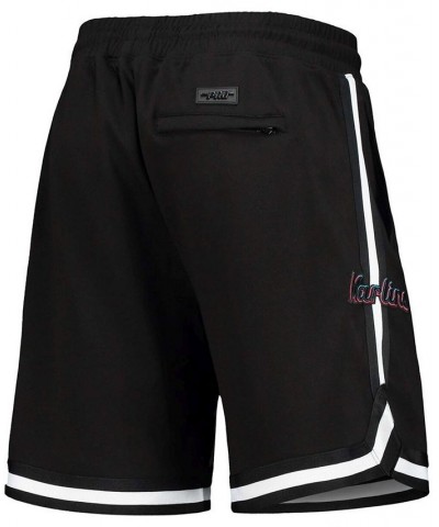 Men's Black Miami Marlins Team Shorts $39.60 Shorts