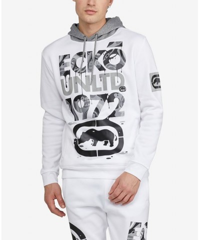 Men's Big and Tall Liquidize Hoodie White $33.06 Sweatshirt