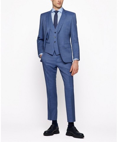 BOSS by Men's Slim-Fit Shirt Blue $52.08 Dress Shirts