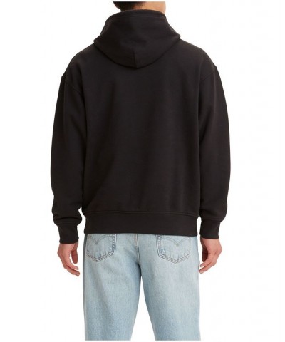 Men's Surf Relaxed-Fit Fleece Hoodie Black $11.69 Sweatshirt