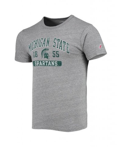 Men's Heathered Gray Michigan State Spartans Volume Up Victory Falls Tri-Blend T-shirt $25.19 T-Shirts