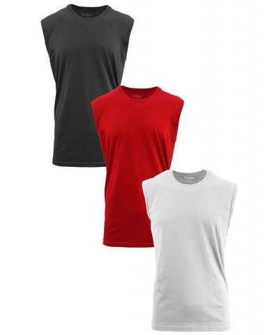 Men's Muscle Tank Top, Pack of 3 PD06 $22.80 T-Shirts