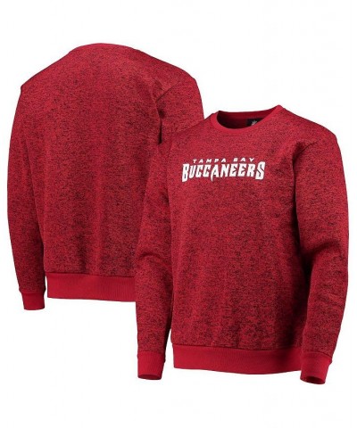 Men's Red Tampa Bay Buccaneers Colorblend Pullover Sweater $29.11 Sweaters