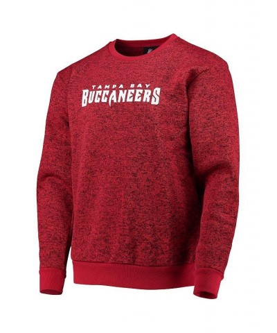 Men's Red Tampa Bay Buccaneers Colorblend Pullover Sweater $29.11 Sweaters