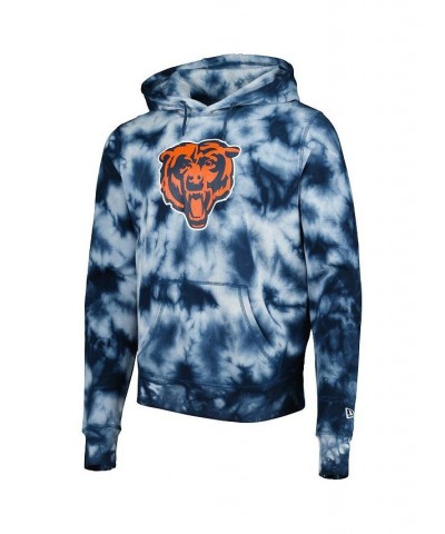 Men's Navy Chicago Bears Team Tie-Dye Pullover Hoodie $38.70 Sweatshirt