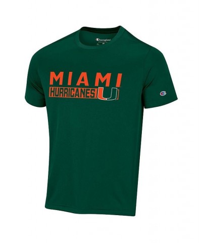 Men's Green Miami Hurricanes Impact Knockout T-shirt $14.00 T-Shirts