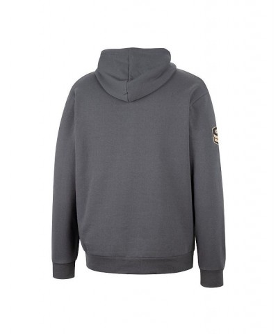 Men's Charcoal Purdue Boilermakers OHT Military-Inspired Appreciation Quarter-Zip Hoodie $33.60 Sweatshirt