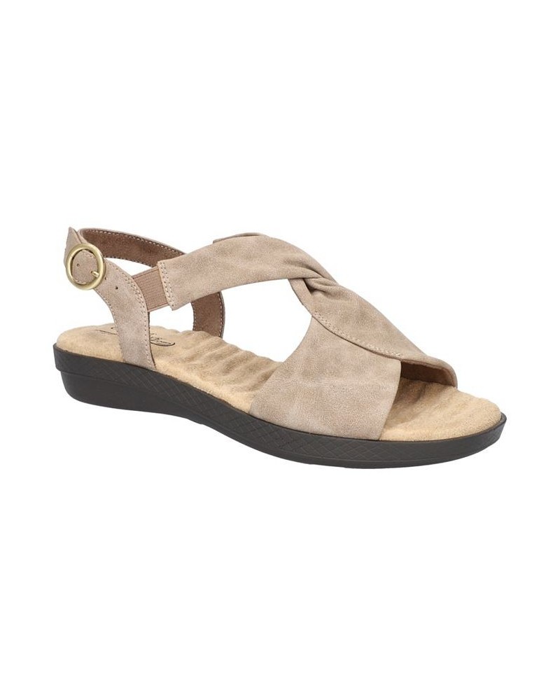 Women's Draper Comfort Sandals Tan/Beige $32.20 Shoes