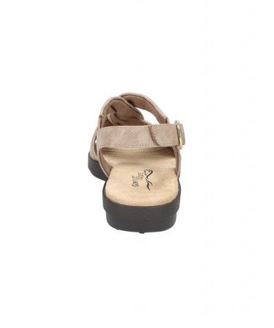 Women's Draper Comfort Sandals Tan/Beige $32.20 Shoes