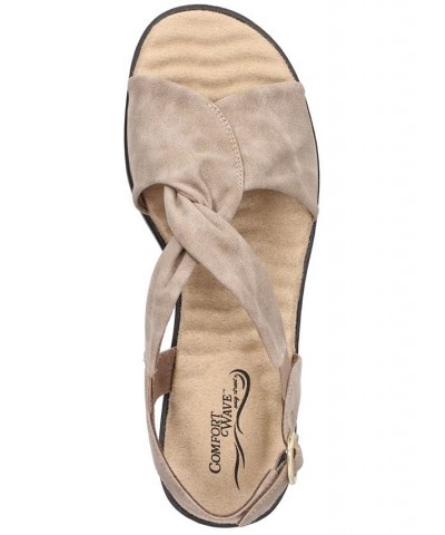 Women's Draper Comfort Sandals Tan/Beige $32.20 Shoes